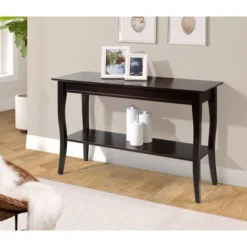 Dayton Console Table Espresso - Linon -Linon GUEST ac8edd7b 4e20 416d 8921 cd5114fddc24