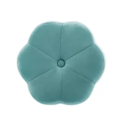 Seraphina Ottoman Stool Teal - Linon -Linon GUEST aff52582 2894 46e6 a494 a44dd28f57d8