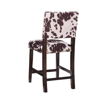 Corey 24" Counter Height Barstool Wood - Linon 6 Corey 24" Counter Height Barstool Wood - Linon - Image 4