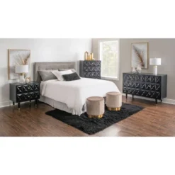 6 Drawer Geo Textured Dresser - Linon -Linon GUEST b5621b9e 8b90 43f9 93f9 60c2dac53daf