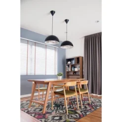 Govan Washable Outdoor Rug Ivory/Charcoal - Linon -Linon GUEST b79be7b7 28fb 4950 a105 6a261bedf950