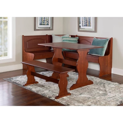 Chelsea Nook Dining Table Set - Linon 4 Chelsea Nook Dining Table Set - Linon - Image 2