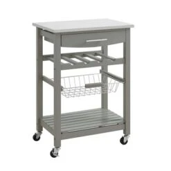 Clarke Kitchen Cart - Linon 40 Clarke Kitchen Cart - Linon -Linon GUEST ba76ca42 98d7 48d9 bbb1 232fdf253d4e