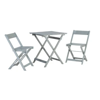 Rockport 3pc Square Table Set - Linon 15 Rockport 3pc Square Table Set - Linon - Image 13