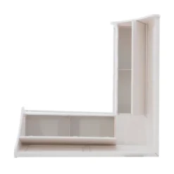 Tobin Corner Breakfast Nook White - Linon -Linon GUEST bf348a36 917d 4772 a380 6af553230ae4