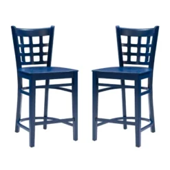 Set Of 2 Lola Counter Height Barstools - Linon -Linon GUEST bf4aadab 36d5 4618 96f3 765aa160adae