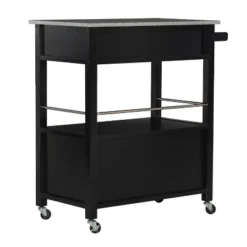 Cameron Kitchen Cart With Granite Top - Linon -Linon GUEST c00cab57 8cfa 42b6 9862 b66b9097cb78