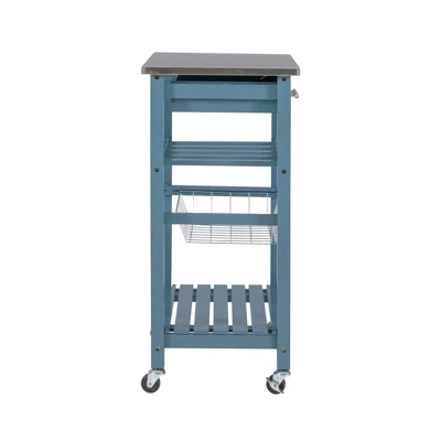 Clarke Kitchen Cart - Linon 6 Clarke Kitchen Cart - Linon - Image 4