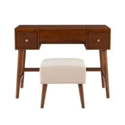 Viola Vanity Set Brown - Linon -Linon GUEST c777b6aa a1b5 4b97 b376 0366e8d012b4