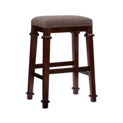 Kennedy Backless Barstool Wood - Linon -Linon GUEST caee282a 1f9d 4689 8600 3a2357e60ce0