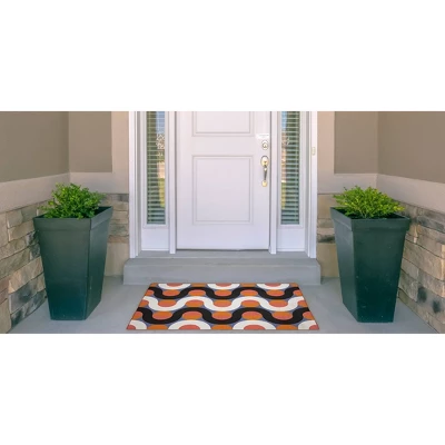 Rexford Washable Outdoor Rug Orange/Pink - Linon 3 Rexford Washable Outdoor Rug Orange/Pink - Linon