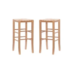 Set Of 2 Gianna Backless Barstools - Linon -Linon GUEST cf4bc47f a807 4a56 abf4 3de8ef3baf5b