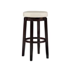 Maya Swivel Backless Barstool - Linon -Linon GUEST cf73fe36 7f38 4caf 8ea2 1beed22653e9