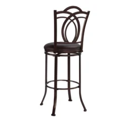 Colton Barstool Brown - Linon -Linon GUEST d3dbec55 49cd 43cc 984f cac7506e8f4b