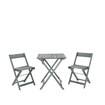 Rockport 3pc Square Table Set - Linon 14 Rockport 3pc Square Table Set - Linon - Image 12