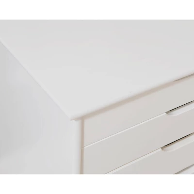 Cary 6 Drawer Wide Roll Cart - Linon 14 Cary 6 Drawer Wide Roll Cart - Linon - Image 12