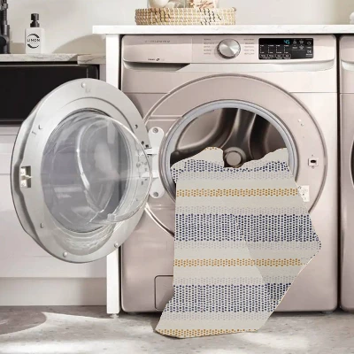 Maldon Washable Outdoor Rug Ivory/Blue - Linon 8 Maldon Washable Outdoor Rug Ivory/Blue - Linon - Image 7