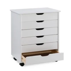 Cary 6 Drawer Wide Roll Cart - Linon 23 Cary 6 Drawer Wide Roll Cart - Linon -Linon GUEST daca2e08 e0e8 4882 9388 381495f1e238
