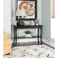 Dayton Console Table Espresso - Linon -Linon GUEST ddc02f03 dc0c 4113 9976 167163727fc5