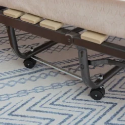 Twin Luxor Folding Bed White - Linon -Linon GUEST de03c77e 6dbe 4834 ad2f 48cffaf33c3e