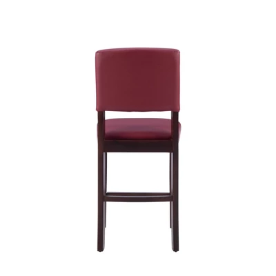 24" Monaco Counter Height Barstool - Linon 7 24" Monaco Counter Height Barstool - Linon - Image 5