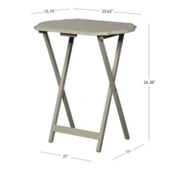 Set Of 2 Ledda Folding Snack Tray - Linon 14 Set Of 2 Ledda Folding Snack Tray - Linon -Linon GUEST df54c8b8 2eb4 4ecb a840 ca8d2ee8b655