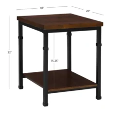 Austin End Table Brown - Linon -Linon GUEST e16dfda9 b985 451c 936a 21bed8097397