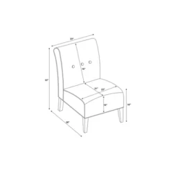 Coco Accent Chair - Linon 24 Coco Accent Chair - Linon -Linon GUEST e1c5aeb7 c58a 4774 94ef 4d43ffe645dc