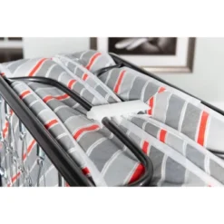 Twin Torino Folding Bed Gray - Linon -Linon GUEST e3d7dc13 ac49 47ea 9b16 b496c95cfbc9