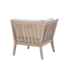 Linon Melita Acacia Corner Chair Beige/Natural -Linon GUEST e4b02961 c4dd 4b0a ba20 dc3e1837a248