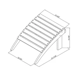 Adirondack Ottoman - Linon 19 Adirondack Ottoman - Linon -Linon GUEST e50d196c dd04 4a89 acac 7e1634eaada5