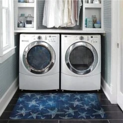 Caspian Washable Outdoor Rug Blue/Light Blue - Linon 21 Caspian Washable Outdoor Rug Blue/Light Blue - Linon -Linon GUEST e66858dc 223a 4bc6 b942 291d9e4aff87