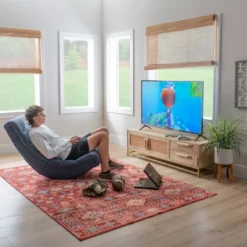 Landy Game Rocking Chair Berber - Linon -Linon GUEST e7d69536 28e0 402b b8f6 4a1221177625