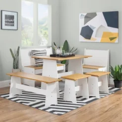 Merrill Dining Table - Linon -Linon GUEST e7e1ef3c 6c0b 48f7 b64f c94a82d5f118