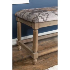 Kaya Bench Gray - Linon 17 Kaya Bench Gray - Linon -Linon GUEST e92181f5 9ed7 4d65 a43c 3411e2710b3a