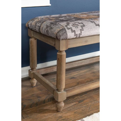 Kaya Bench Gray - Linon 9 Kaya Bench Gray - Linon - Image 7