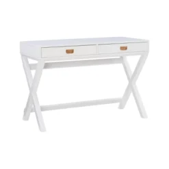 Peggy Wood Writing Desk With Drawers - Linon -Linon GUEST ed9155e2 486f 4119 959c 0c28630420b2