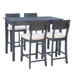 5pc Jordan Tavern Counter Height Dining Set - Linon -Linon GUEST ee59a426 ee28 4200 8939 30993189f527