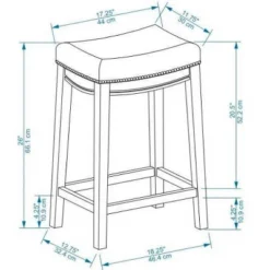 Claridge Counter Height Barstool - Linon -Linon GUEST eea54105 920c 497a 95dd 9402281e6183