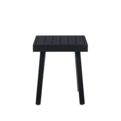 Linon Aluminum Square Lark Accent Table Black -Linon GUEST f396a5fb a321 4dd7 ab87 ec0881c6cd0e