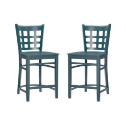 Set Of 2 Lola Counter Height Barstools - Linon -Linon GUEST f5eaac99 fd68 46f1 8c11 f08d33079af4