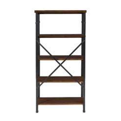 54" Austin Bookshelf Brown - Linon -Linon GUEST f6ebabdc 84b2 4c48 b0ec d390e715a602