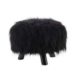 Faux Fur Foot Stool - Linon 16 Faux Fur Foot Stool - Linon -Linon GUEST f74efde3 0aff 478f a3d6 cd39c699bebe