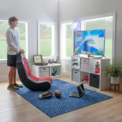 Jasper Game Rocking Chair - Linon -Linon GUEST f7d02fd9 0c87 4961 9344 0099b485f771