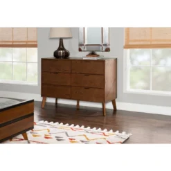 Reid Dresser Walnut - Linon 20 Reid Dresser Walnut - Linon -Linon GUEST f8fca76b 542d 4fab b683 ccfee4700712