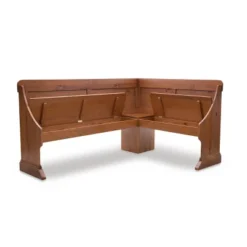 Midwest Pine Breakfast Nook Dining Sets Natural - Linon -Linon GUEST f97bcc91 5d31 4f6c b380 b9dbcb9709df