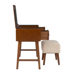 Viola Vanity Set Brown - Linon -Linon GUEST fb9d4375 987f 4ae7 82ee be8debf34376