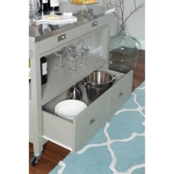 Sydney Kitchen Cart - Linon -Linon GUEST fbeee83d d3f5 4409 935c 291b2e3ed783