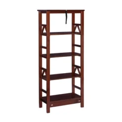 Titian 4 Shelf Bookcase - Linon 17 Titian 4 Shelf Bookcase - Linon -Linon GUEST fcae0d1d ee0b 43a6 bc6c 0fbaaabb345f