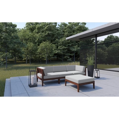 4pc Summerlyn Patio Seating Set - Linon 3 4pc Summerlyn Patio Seating Set - Linon